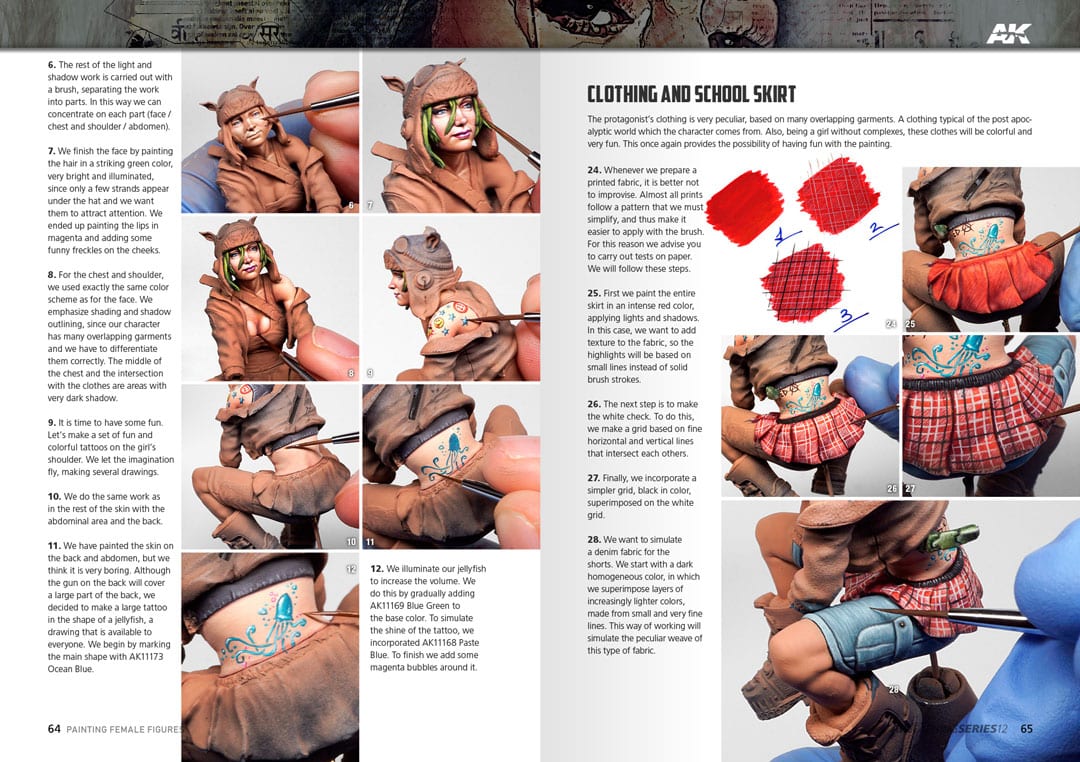 AK Interactive Learning Series #12 Painting Female Figures - English | 8435568312692