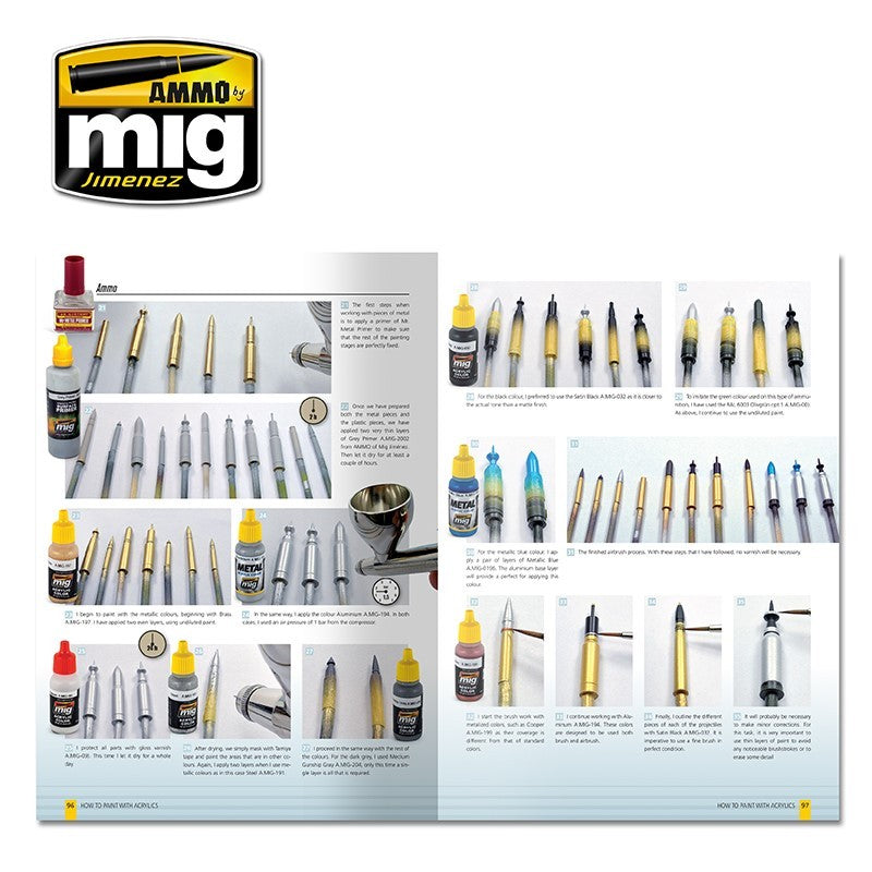 Ammo Mig How to Paint with Acrylics - Ammo Modelling Guide (English)