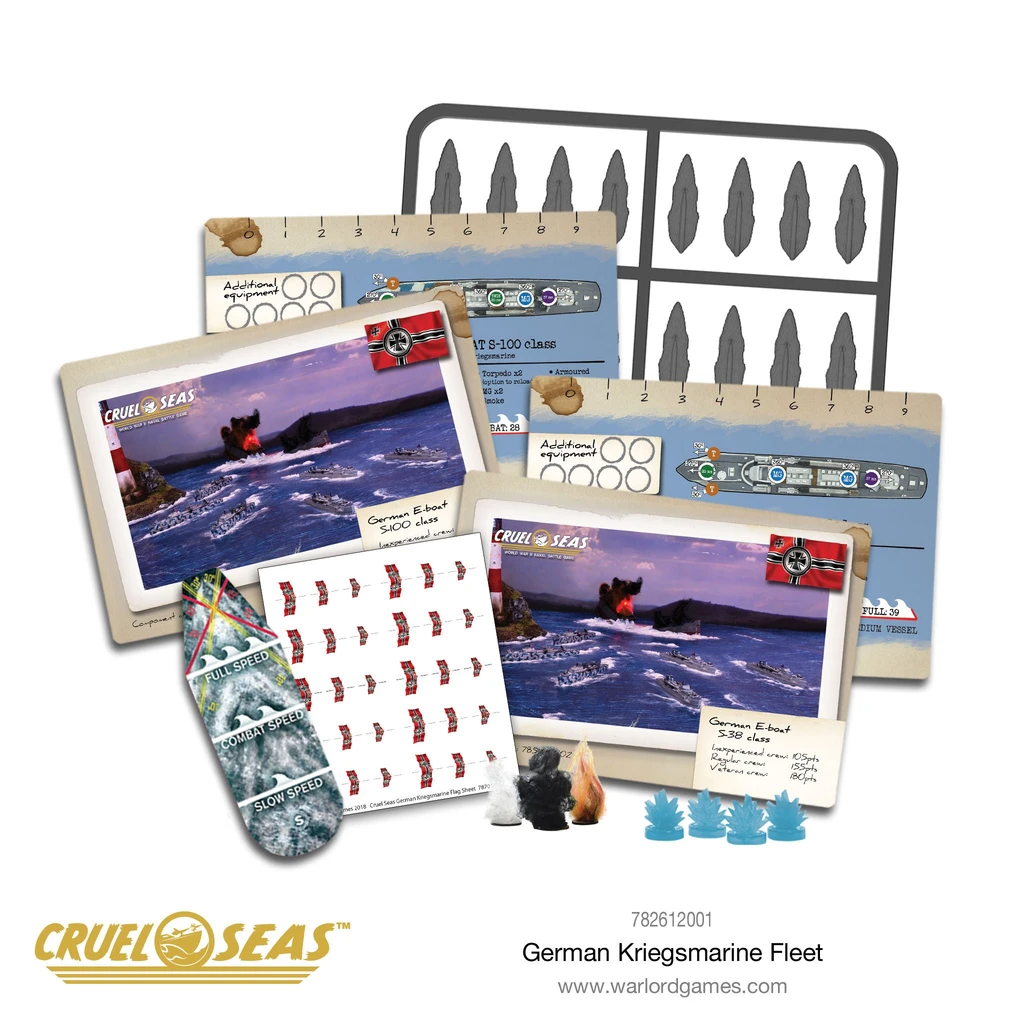 Cruel Seas German Kriegsmarine Fleet