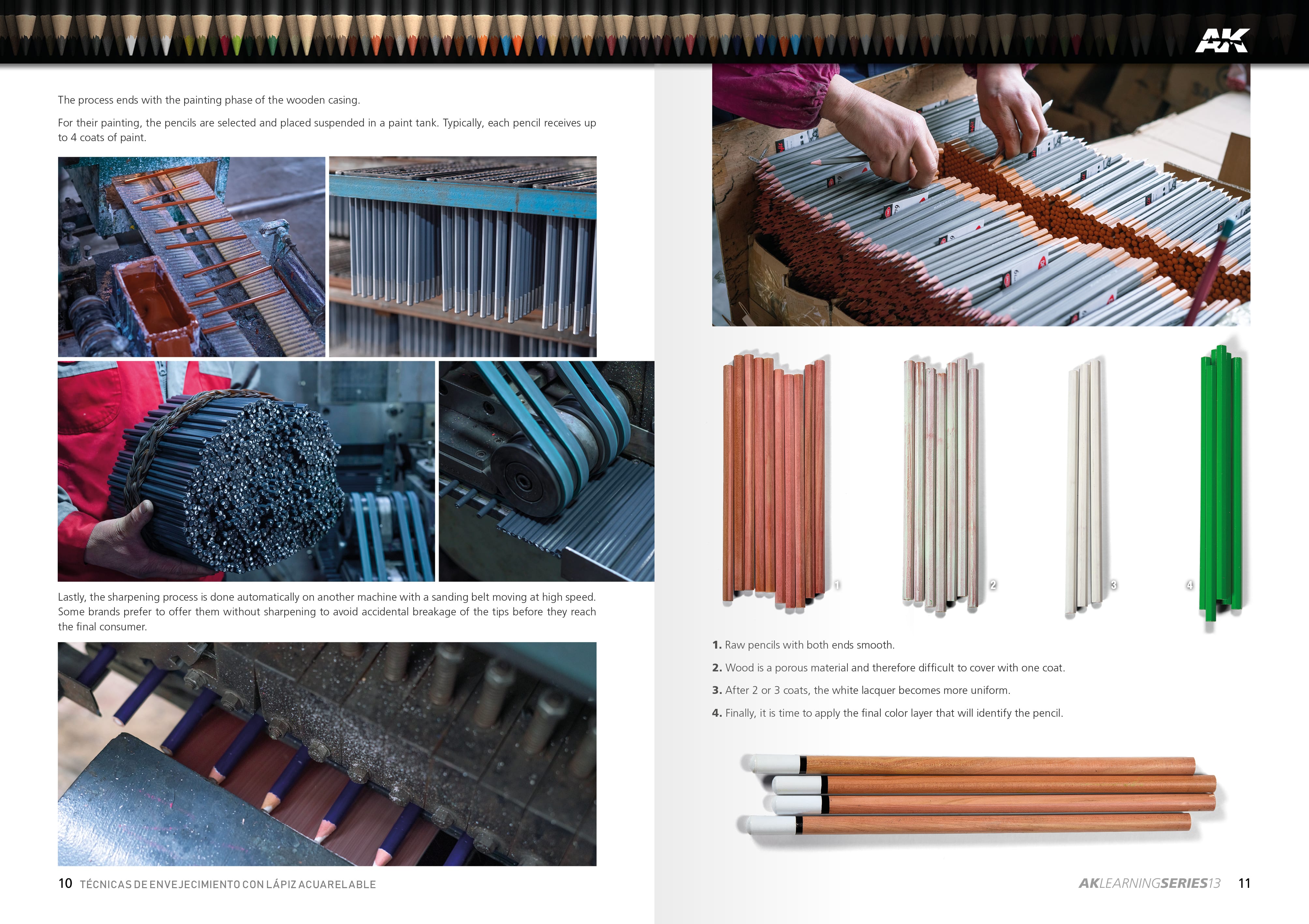 AK Interactive Learning Series #13 Weathering Pencil Techniques - English | 8435568312807