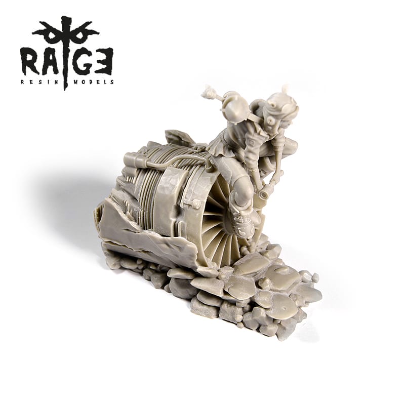 AK Interactive Crash Landing (90mm) | 8435568312364