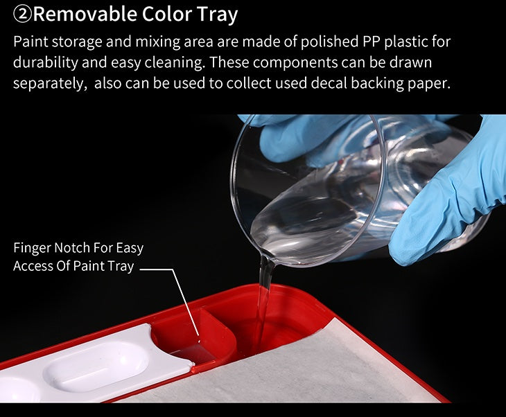 DSPIAE PRO Poseidon Moisturizing Color Mixing Box for Acrylic Paints | 6970845567904