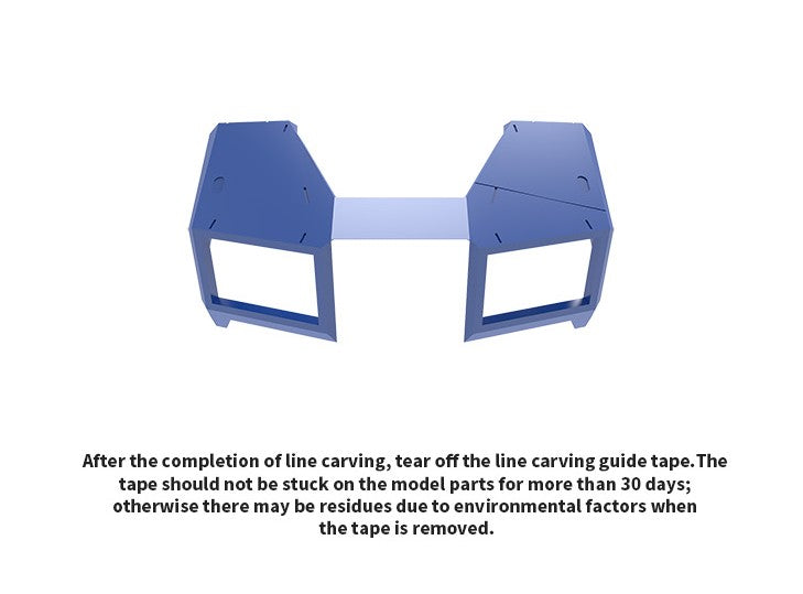 DSPIAE Hard Edged Carving Tape with Adhesive Back 8mm x 30m (for Panel Lines) | 6970845560998