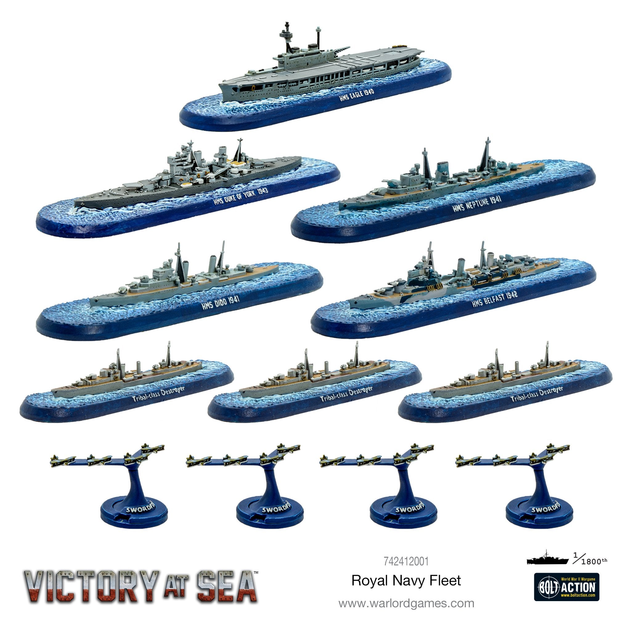 Victory at Sea Royal Navy fleet box | 5060572505933