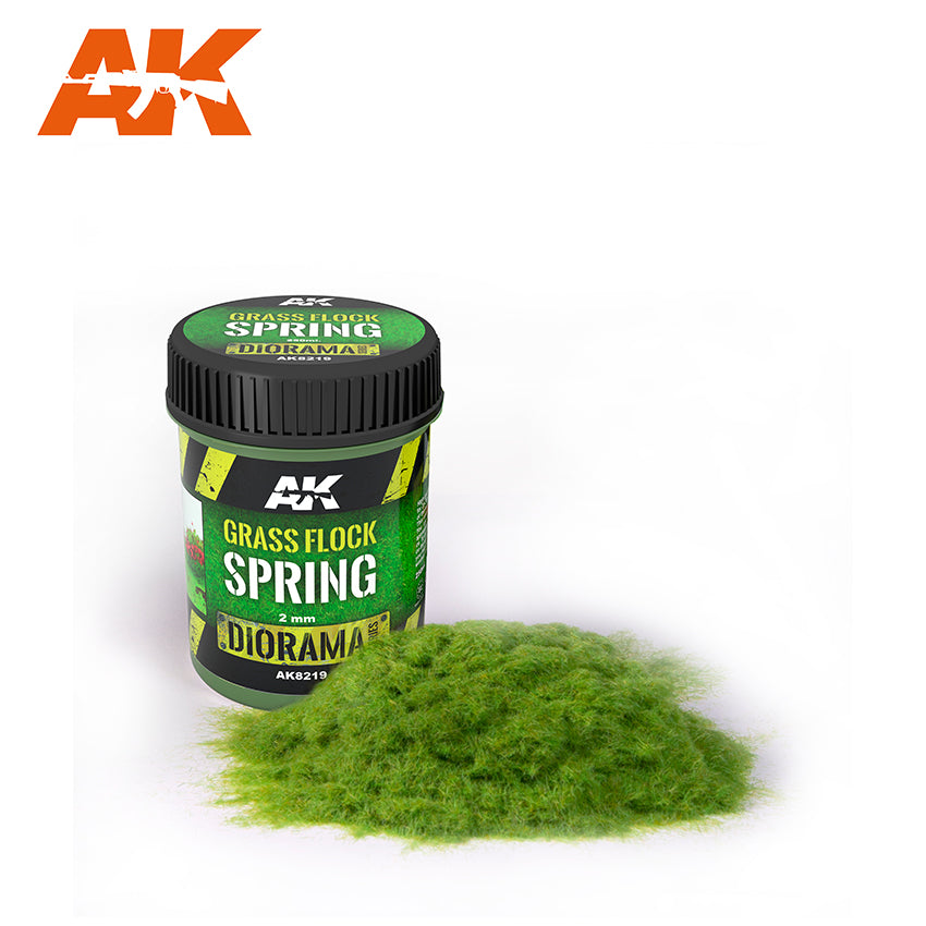 AK Interactive Grass Flock 2mm SPRING | 8435568326101