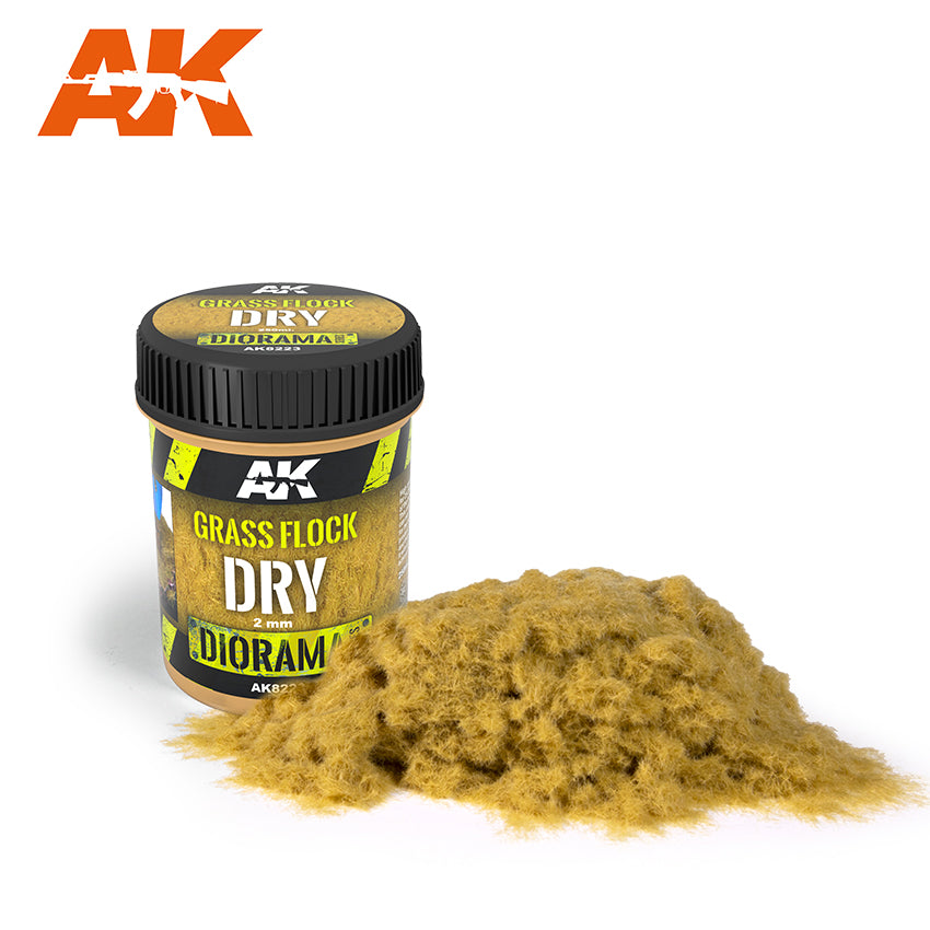 AK Interactive Grass Flock 2mm DRY | 8435568326149