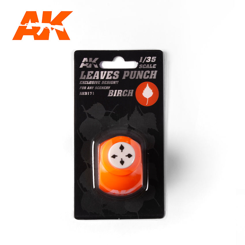 AK Interactive Leaves Punch - Birch  (1:35 / 1:32 / 54mm) | 8435568312159