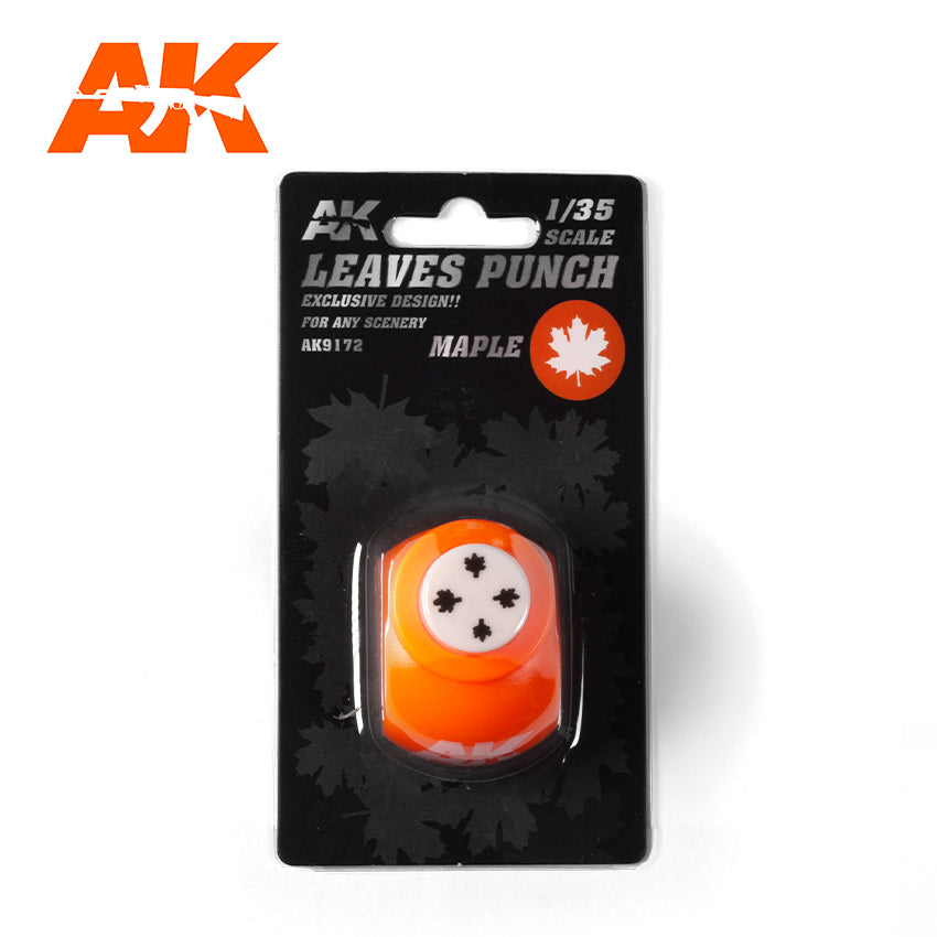 AK Interactive Leaves Punch - Maple (1:35 / 1:32 / 54mm) | 8435568312166