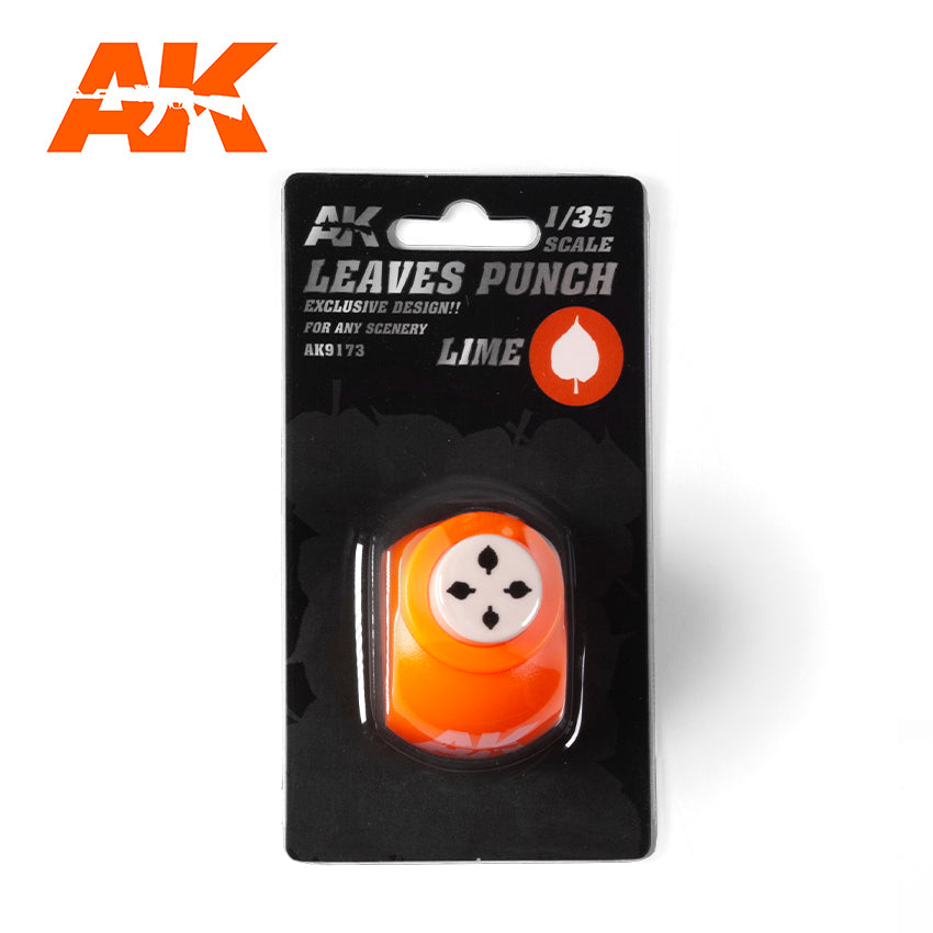AK Interactive Leaves Punch - Lime (1:35 / 1:32 / 54mm) | 8435568312173