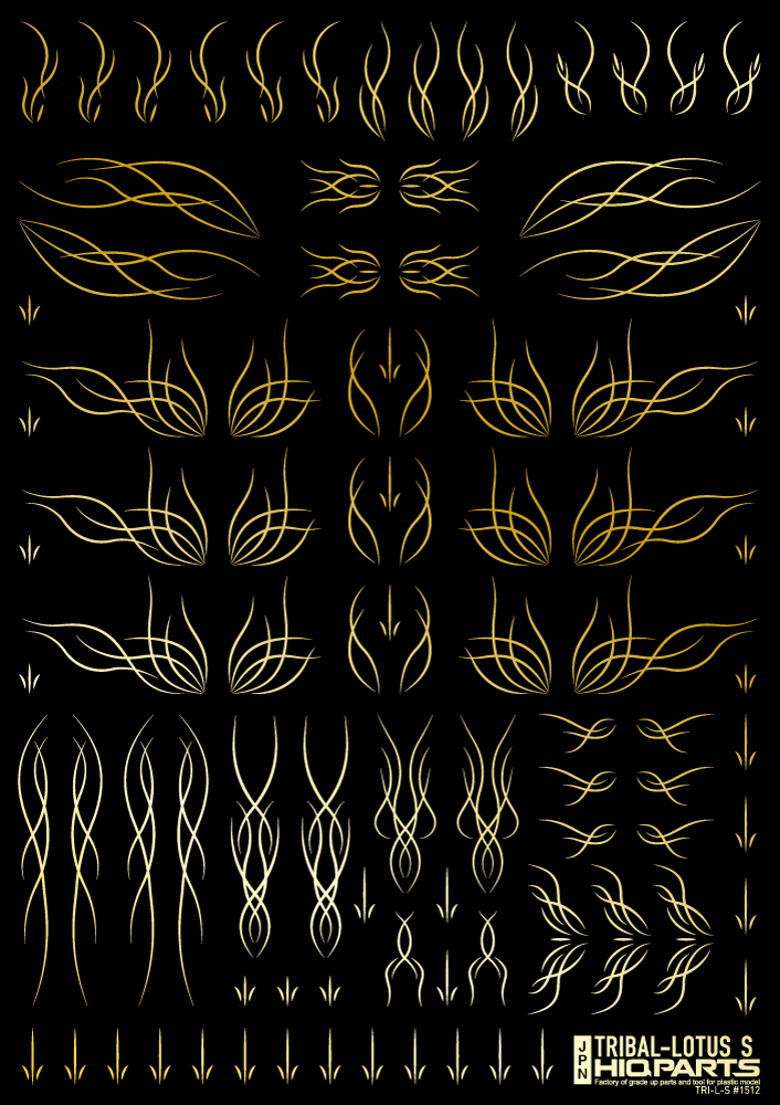 HiQ Parts Tribal Lotus S Gold (1pc) | 4573211371338
