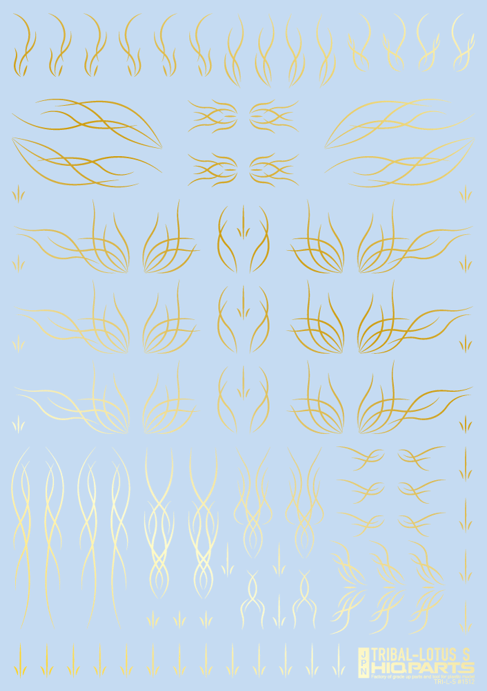 HiQ Parts Tribal Lotus S Gold (1pc) | 4573211371338